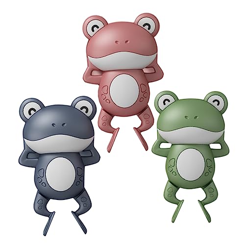 COMNESTBI 3Stücke Teiliges Badewannenspielzeug Aufzieh Frosch für Sommerbadezeit Schwimmende Poolspielzeuge für Kleinkinder und Junge Mädchen COMNESTBI 3Stücke Teiliges Badewannenspielzeug Aufzieh Frosch für Sommerbadezeit Schwimmende Poolspielzeuge für Kleinkinder und Junge Mädchen von COMNESTBI