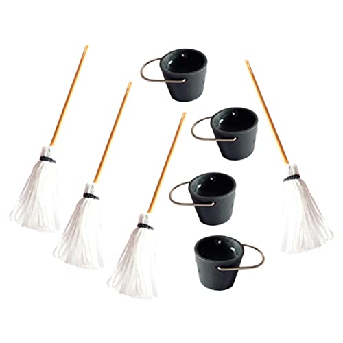COMNESTBI 4 Sätze Eimer-mop-Modell Puppenhauszubehör Eimer-Modell Mini-Eimer Mini-hausbedarf Miniatur-szenendekor Miniaturmopp Mini - Mopps Mini-reinigungswerkzeuge Mopp-Modell Harz COMNESTBI 4 Sätze Eimer-mop-Modell Puppenhauszubehör Eimer-Modell Mini-Eimer Mini-hausbedarf Miniatur-szenendekor Miniaturmopp Mini - Mopps Mini-reinigungswerkzeuge Mopp-Modell Harz von COMNESTBI