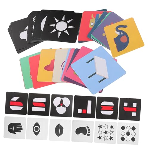 COMNESTBI Sensorische Karten Für Neugeborene Babyspielzeug Mit Hohem Kontrast Sensorisches Babyspielzeug 4er-Pack Baby-lernkarten Reisefreundliches Kleinkinderspielzeug COMNESTBI Sensorische Karten Für Neugeborene Babyspielzeug Mit Hohem Kontrast Sensorisches Babyspielzeug 4er-Pack Baby-lernkarten Reisefreundliches Kleinkinderspielzeug von COMNESTBI