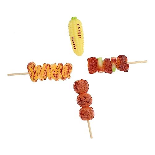 COMNESTBI 4 Stück Barbecue -spießspielzeuge Spielmodelle Für Simulationsspielzeug Simuliertes Kinderspielzeug Spielzeuggrill Grillspielzeug Kinderrollenspiel PVC COMNESTBI 4 Stück Barbecue -spießspielzeuge Spielmodelle Für Simulationsspielzeug Simuliertes Kinderspielzeug Spielzeuggrill Grillspielzeug Kinderrollenspiel PVC von COMNESTBI