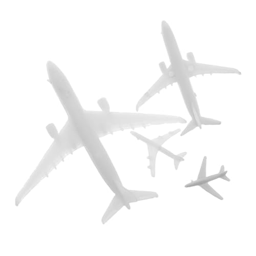 COMNESTBI 4 Stück Landschaftsbau Miniatur-flugzeugmodelle, Kunststoff-flugzeugverzierungen, Miniatur-flugzeugmodell, Sammlermodell, Flugzeuge, Flugzeugmodelle von COMNESTBI