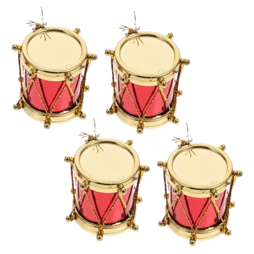 COMNESTBI 4stücke Miniatur Schlagzeug Teiliges Musikinstrument Für Puppenhaus Dekoration Traditionelles Design Für Miniaturlandschaften Und Fotorequisiten COMNESTBI 4stücke Miniatur Schlagzeug Teiliges Musikinstrument Für Puppenhaus Dekoration Traditionelles Design Für Miniaturlandschaften Und Fotorequisiten von COMNESTBI