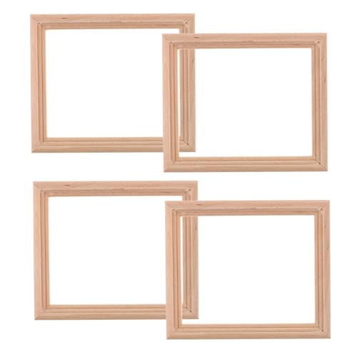 COMNESTBI 4 Stück Mini-fotorahmen, Holzmöbel, Miniatur-bilderrahmen, Feengärten, Möbel, Ornamente, Zubehör, Heimdekorationen COMNESTBI 4 Stück Mini-fotorahmen, Holzmöbel, Miniatur-bilderrahmen, Feengärten, Möbel, Ornamente, Zubehör, Heimdekorationen von COMNESTBI