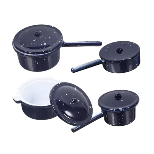 COMNESTBI 4 Stück Miniaturküche Dekorative Simulationspfannen Miniaturtöpfe Fröhliches Mini-kochgeschirr Ornamente Simulation Pfannen Miniatur-kochgeschirr- Mini-kocher Black Legierung COMNESTBI 4 Stück Miniaturküche Dekorative Simulationspfannen Miniaturtöpfe Fröhliches Mini-kochgeschirr Ornamente Simulation Pfannen Miniatur-kochgeschirr- Mini-kocher Black Legierung von COMNESTBI