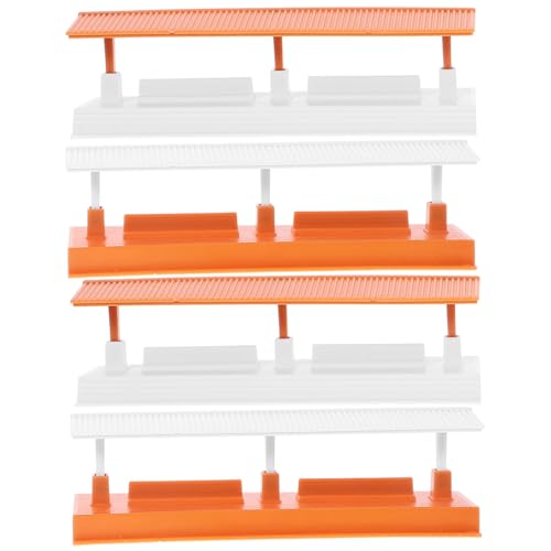 COMNESTBI 4 Stück Modell Eines Bahnsteigs Bahnhofsbahnmodell Puppenhaus-miniaturen Puppenhaus Dekoration Mini-Sachen Für Mädchen Mini-puppenhaus Puppenhausmöbel Und Zubehör Abs von COMNESTBI