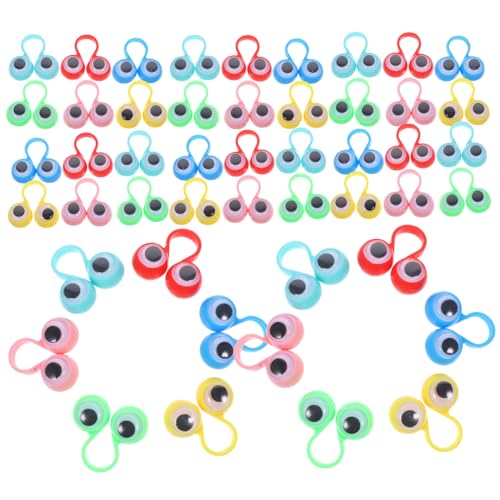 COMNESTBI 48 Stück Big Eye Ring Toy sankastenspielsachen kindergeburtstags mitgebsel Farbenfrohes Augen Fingerpuppen Googeln Fingerspielzeug für Fingerring Plastik COMNESTBI 48 Stück Big Eye Ring Toy sankastenspielsachen kindergeburtstags mitgebsel Farbenfrohes Augen Fingerpuppen Googeln Fingerspielzeug für Fingerring Plastik von COMNESTBI