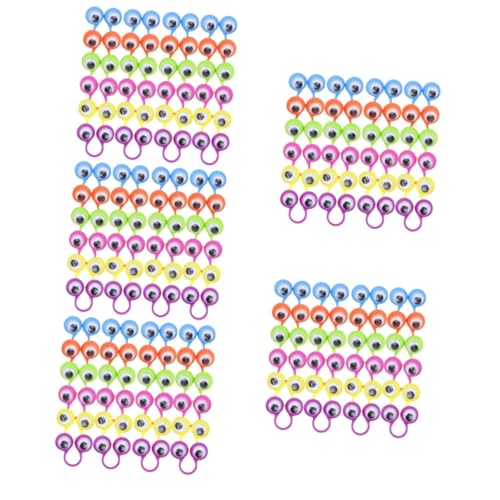COMNESTBI 5 Sätze Aktivitätsringspielzeug Augenfinger Fingerpuppen Blau Interaktives Toys Augen-fingerpuppe Aus Kunststoff Auge Fingerpuppe Plastik 24 Stück * 5 von COMNESTBI