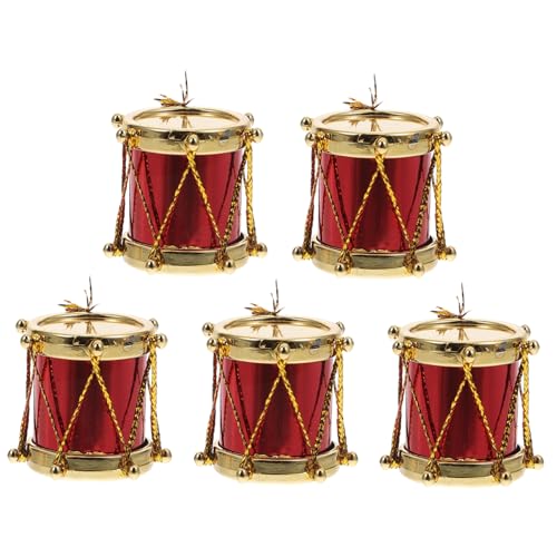 COMNESTBI 5 Stück Mini-Musikinstrument- Miniatur Trommel Mini-Percussion-Trommel Musikinstrumentenmodell Musical Musikinstrument Schlagzeug Pp COMNESTBI 5 Stück Mini-Musikinstrument- Miniatur Trommel Mini-Percussion-Trommel Musikinstrumentenmodell Musical Musikinstrument Schlagzeug Pp von COMNESTBI