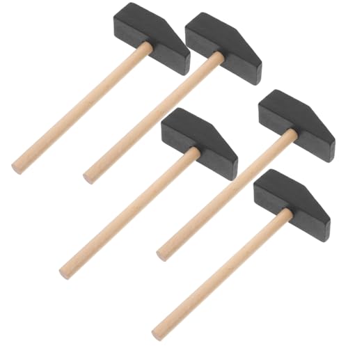 COMNESTBI 5 Stück Simulation Holzhämmer Kinder Mini Mallet Spielzeug Kinder DIY-projekte Und Geburtstagsparty-zubehör von COMNESTBI