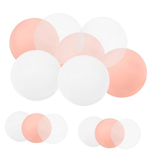 COMNESTBI 50 Stück Kinderspielzeugbälle Aufblasbare Ballon Pitballs Runde Pitballs Ozeanbälle Runde Pitballs Bällebadbälle Poolbälle Bruchsichere Bälle Aus Kunststoff von COMNESTBI