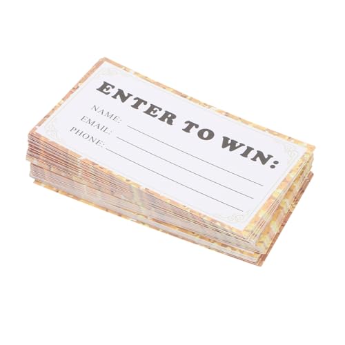 COMNESTBI 50 Stück Lotteriekarten Halloween Tombola Lose Auktionstickets Anbieter Eventbedarf Druckbare Tombola Lose Quittungsbuch Mit Durchschlägen Tombola Los Spender Papier von COMNESTBI