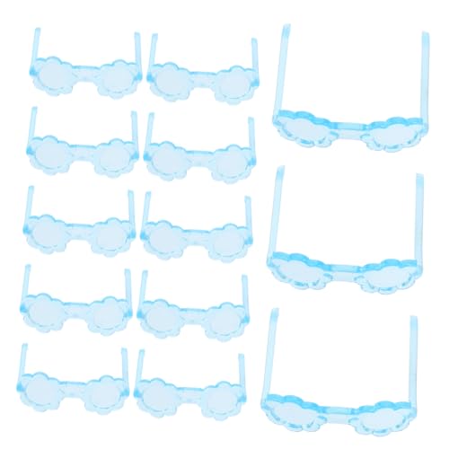 COMNESTBI 50 Stück Mini-Brille Puppe Für Mädchen Winzige Brille Miniatur-brillensachen Plastik Sky-Blue COMNESTBI 50 Stück Mini-Brille Puppe Für Mädchen Winzige Brille Miniatur-brillensachen Plastik Sky-Blue von COMNESTBI
