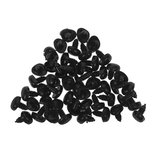 COMNESTBI 50 Stück Tierische Nase Dinosaurier Mund Tragen Puppe Sicherheitsnase Zubehör Für Die Puppenherstellung Puppenbaumaterial Karikatur Puppennase Ausgestopft Babypuppe Plastik Black COMNESTBI 50 Stück Tierische Nase Dinosaurier Mund Tragen Puppe Sicherheitsnase Zubehör Für Die Puppenherstellung Puppenbaumaterial Karikatur Puppennase Ausgestopft Babypuppe Plastik Black von COMNESTBI