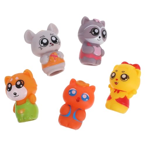 COMNESTBI 5Stücke Fingerpuppen Niedliche Fingerpuppenfiguren aus Vinyl für Interaktives für Frühkindliche Bildung und Kreative Rollenspiele COMNESTBI 5Stücke Fingerpuppen Niedliche Fingerpuppenfiguren aus Vinyl für Interaktives für Frühkindliche Bildung und Kreative Rollenspiele von COMNESTBI
