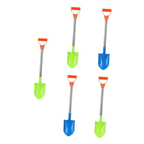 COMNESTBI 5Stücke Sandschaufeln für Leichte und Ergonomische Strandspielzeuge für Garten und Sandkasten für Outdoor Spiele Zufälligen Farben Erhältlich von COMNESTBI