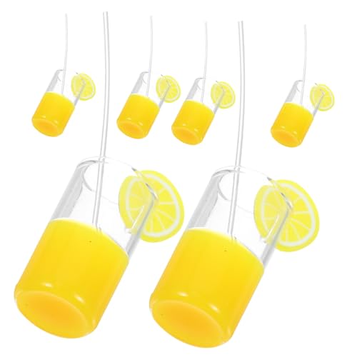 COMNESTBI 6stücke Miniatur Lemonen Saft Tassen Puppenhaus Zubehör Für Kreatives Rollenspiel Dekorative Miniatur Küche Spielzeug Farbenfroh Und Langlebig COMNESTBI 6stücke Miniatur Lemonen Saft Tassen Puppenhaus Zubehör Für Kreatives Rollenspiel Dekorative Miniatur Küche Spielzeug Farbenfroh Und Langlebig von COMNESTBI