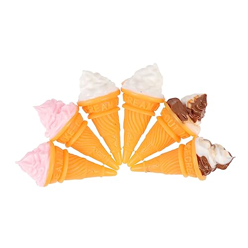 COMNESTBI 6 Stück Eiskegelmodell Eiscreme realistisch Miniatur vor, Spiel zu Scoop Mini -Eiskegelspielzeug Puppenhaus-Eisdiele kleine Eisfigur Harz COMNESTBI 6 Stück Eiskegelmodell Eiscreme realistisch Miniatur vor, Spiel zu Scoop Mini -Eiskegelspielzeug Puppenhaus-Eisdiele kleine Eisfigur Harz von COMNESTBI
