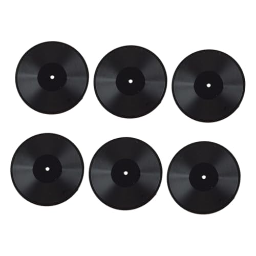 COMNESTBI 6 Stück Mini-Rekordmodell Retro sammlerstücke Vinyl Miniaturen puppenhaus entzückendes Mini-Schallplattenmodell Mini-Schallplatten- Miniatursachen Plastik Black COMNESTBI 6 Stück Mini-Rekordmodell Retro sammlerstücke Vinyl Miniaturen puppenhaus entzückendes Mini-Schallplattenmodell Mini-Schallplatten- Miniatursachen Plastik Black von COMNESTBI