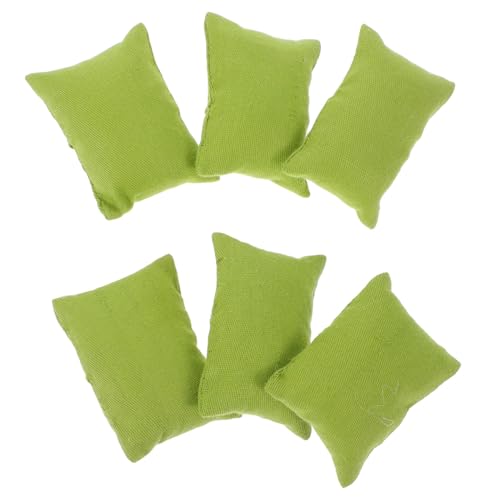 COMNESTBI 6 Stück Mini -Sofa -Kissen Puppenstubenmöbel Maßstab 1 12 Sofa Mini-Kissen Couch Winzige Kissen Puppenhaus-Miniatur-simulationskissen Mini-wurfkissen Puppenzubehör Green Stoff COMNESTBI 6 Stück Mini -Sofa -Kissen Puppenstubenmöbel Maßstab 1 12 Sofa Mini-Kissen Couch Winzige Kissen Puppenhaus-Miniatur-simulationskissen Mini-wurfkissen Puppenzubehör Green Stoff von COMNESTBI