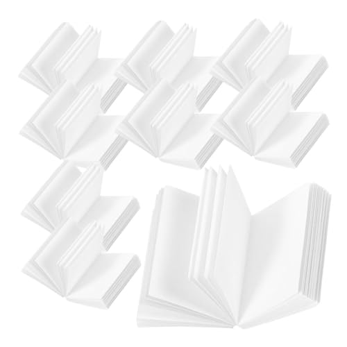 COMNESTBI 60 Stück Leeres Buchmodell Puppenhaus winzige Bücher Miniatur-Blankobücher miniaturbücher Dollhouse Accessories mini Books Kinderspielzeug Miniaturbuch zum Selbermachen Papier Weiß von COMNESTBI