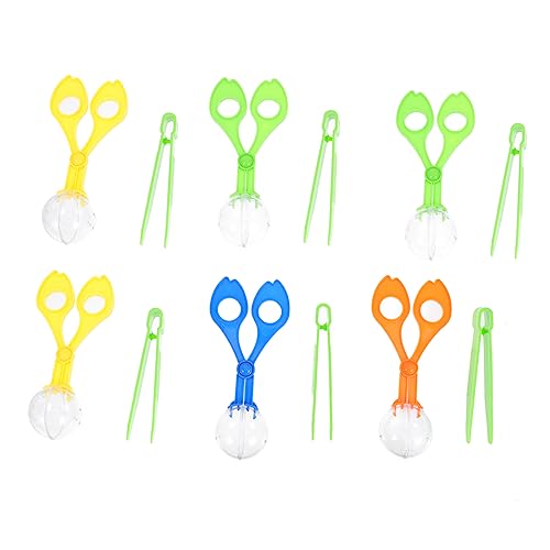 COMNESTBI 6Sätze Insektenfänger Werkzeugset für Teiliges mit Scherenclip und Pinzetten Outdoor Entdeckungen und Wissenschaftliche Experimente von COMNESTBI