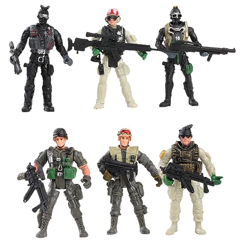 COMNESTBI 6Stücke Flexible Soldatenmodelle für Militärspielzeug mit Beweglichen Figuren Kreativität und Interaktiven Zufallsdesign COMNESTBI 6Stücke Flexible Soldatenmodelle für Militärspielzeug mit Beweglichen Figuren Kreativität und Interaktiven Zufallsdesign von COMNESTBI