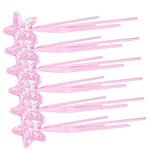 COMNESTBI 6Stücke Glitzernde Sternzauberstäbe Magische Feenstäbe für Mädchenspiele Kostümpartys und Bühnenaufführungen Geburtstagsgeschenk für Kleine Prinzessinnen COMNESTBI 6Stücke Glitzernde Sternzauberstäbe Magische Feenstäbe für Mädchenspiele Kostümpartys und Bühnenaufführungen Geburtstagsgeschenk für Kleine Prinzessinnen von COMNESTBI