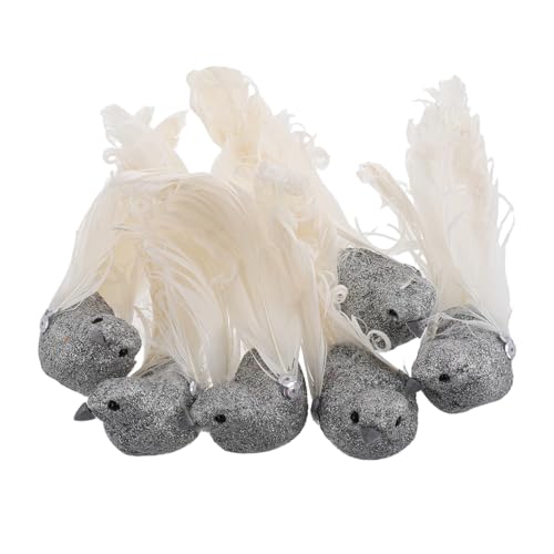 COMNESTBI 6Stücke Künstliche Vögel mit Glitzerpulver Realistische Schaumvögel zur Baumdekoration und Innendekoration Elegante Ornamente für Garten und Kreative Gestaltung COMNESTBI 6Stücke Künstliche Vögel mit Glitzerpulver Realistische Schaumvögel zur Baumdekoration und Innendekoration Elegante Ornamente für Garten und Kreative Gestaltung von COMNESTBI