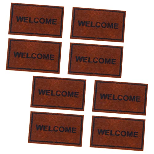 COMNESTBI 8 Stück Mini Teppich Kleine Puppenhausmöbel Willkommenszubehör Kleine Matten Teppiche Hausdekor Mikro Landschaftsverzierungen Puppenhaus Ornamente Brauner Vliesstoff COMNESTBI 8 Stück Mini Teppich Kleine Puppenhausmöbel Willkommenszubehör Kleine Matten Teppiche Hausdekor Mikro Landschaftsverzierungen Puppenhaus Ornamente Brauner Vliesstoff von COMNESTBI