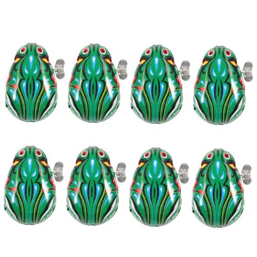 COMNESTBI 8 Stück Teiliges Aufziehspielzeug aus Blech Cartoon Frosch Modelle für Pädagogisches Kreativität und Vorstellungskraft für Partys und COMNESTBI 8 Stück Teiliges Aufziehspielzeug aus Blech Cartoon Frosch Modelle für Pädagogisches Kreativität und Vorstellungskraft für Partys und von COMNESTBI