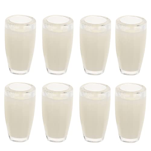 COMNESTBI 8 Stück Teiliges Milchbecher Puppenhaus Zubehör Realistische Farben Formen für Küchen Dekoration Langlebiges Harzmaterial Rollenspiele und Miniaturwelten COMNESTBI 8 Stück Teiliges Milchbecher Puppenhaus Zubehör Realistische Farben Formen für Küchen Dekoration Langlebiges Harzmaterial Rollenspiele und Miniaturwelten von COMNESTBI