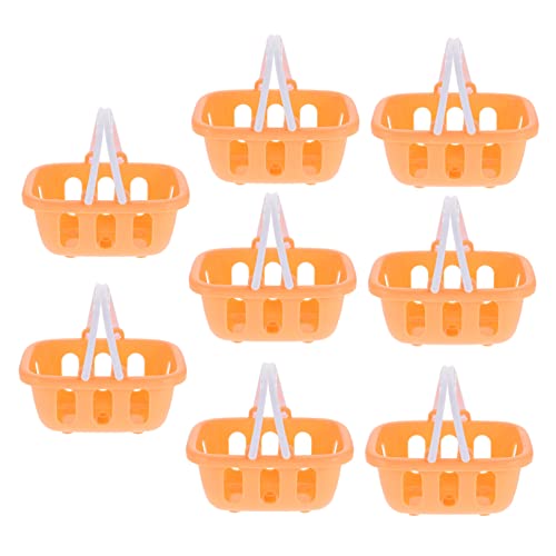 COMNESTBI 8 Stück Teiliges Mini Einkaufsbasket für Griff Spielzeugkörbe für Rollenspiele Einkaufsladen und Ostereier Robustes Design für Stundenlangen Spielspaß COMNESTBI 8 Stück Teiliges Mini Einkaufsbasket für Griff Spielzeugkörbe für Rollenspiele Einkaufsladen und Ostereier Robustes Design für Stundenlangen Spielspaß von COMNESTBI