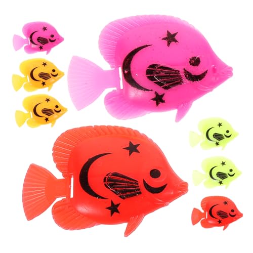 COMNESTBI 8 Stück Teiliges Realistische Künstliche Fische für Aquarien Plastische Schwimmende Fischfiguren Dekoration für Fischbecken und Spielzeugfische Lebensnahe Unterwasserlandschaft COMNESTBI 8 Stück Teiliges Realistische Künstliche Fische für Aquarien Plastische Schwimmende Fischfiguren Dekoration für Fischbecken und Spielzeugfische Lebensnahe Unterwasserlandschaft von COMNESTBI