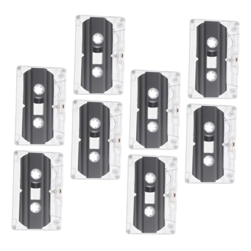 COMNESTBI 8 Stück leeres Band Audiokassetten Kassettenband leer Leere Kassette Kassettenklebebahn Kassettenrekorder Kassettenmusik Musikkassetten Musikband Miniband Plastik Transparent COMNESTBI 8 Stück leeres Band Audiokassetten Kassettenband leer Leere Kassette Kassettenklebebahn Kassettenrekorder Kassettenmusik Musikkassetten Musikband Miniband Plastik Transparent von COMNESTBI