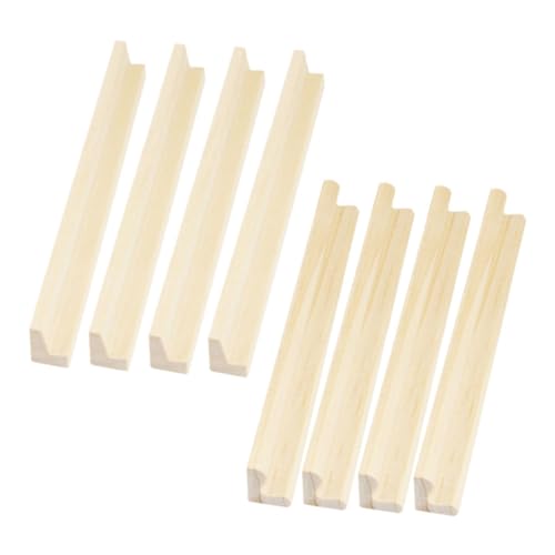 COMNESTBI 8Stücke Holz Domino Rack Teiliges Set für Brettspiel Zubehör Stabiler Organizer für Domino Spielsteine Schräges Design für Optimale Sicht aus Robustem Naturholz COMNESTBI 8Stücke Holz Domino Rack Teiliges Set für Brettspiel Zubehör Stabiler Organizer für Domino Spielsteine Schräges Design für Optimale Sicht aus Robustem Naturholz von COMNESTBI