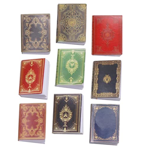 COMNESTBI 9 Stück Mini-Buchornamente Bücher Puppenhaus Miniatur-Buchmodell Stellen Sie Sich vor, zu geben vor, zu Kinderspielzeug Papierstau COMNESTBI 9 Stück Mini-Buchornamente Bücher Puppenhaus Miniatur-Buchmodell Stellen Sie Sich vor, zu geben vor, zu Kinderspielzeug Papierstau von COMNESTBI