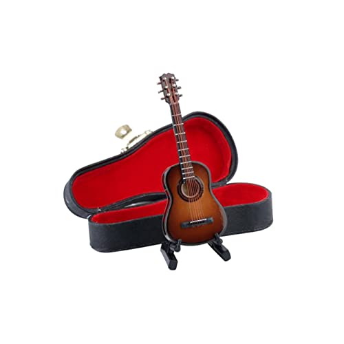COMNESTBI Abschlussgeschenk Mini-Gitarre Kind Gitarrenhandwerk Dekoration Klein Ornamente Miniatur Bambus von COMNESTBI