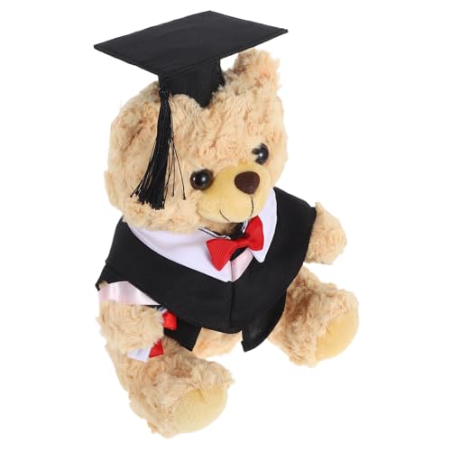 COMNESTBI Arztanzugbär Puppe Abschluss Bär Plüsch-Grad-Bär abschlussgeschenk abschluss Kuscheltier Junggesellenbär Tierspielzeug für die Abschlusssaison Plüschbär PP Baumwolle Black COMNESTBI Arztanzugbär Puppe Abschluss Bär Plüsch-Grad-Bär abschlussgeschenk abschluss Kuscheltier Junggesellenbär Tierspielzeug für die Abschlusssaison Plüschbär PP Baumwolle Black von COMNESTBI