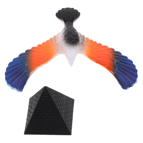COMNESTBI Balancierender Adler Spielzeug Mit Pyramidensockel Interaktives Vintage- Für Schreibtisch Fördert Kreatives Spielen Und Familieninteraktion Nostalgisches Design Für Junge von COMNESTBI
