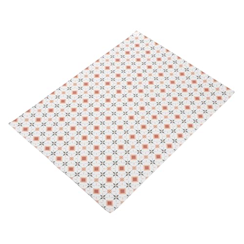 COMNESTBI Blatt Simulierter Fliesenboden Puppe Gefälscht Häuser Mini Winzig Modern Ding Klein Bodenbelag Colorful von COMNESTBI