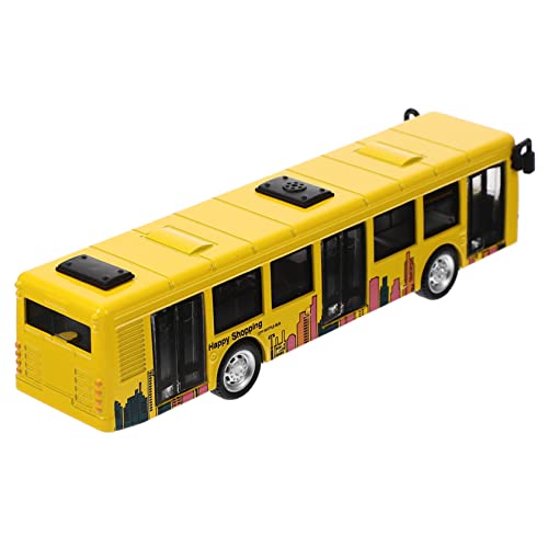 COMNESTBI Busmodell Kleine Busspielzeuge Auto Geburtstagsgeschenk Für Bus- Simulation Stadtbus Junge Kinderspielzeug Abs-Kunststoff Yellow von COMNESTBI