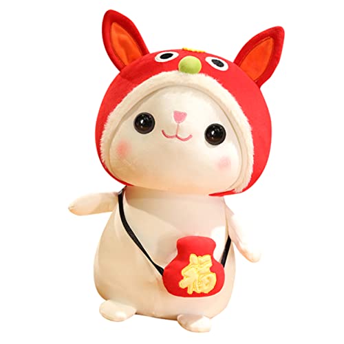 COMNESTBI Deko Kaninchenpuppe Plüsch Hase Niedliches Jahr des Kuscheltier für Feste Lebensnahe Gestaltung Leicht Handlich COMNESTBI Deko Kaninchenpuppe Plüsch Hase Niedliches Jahr des Kuscheltier für Feste Lebensnahe Gestaltung Leicht Handlich von COMNESTBI