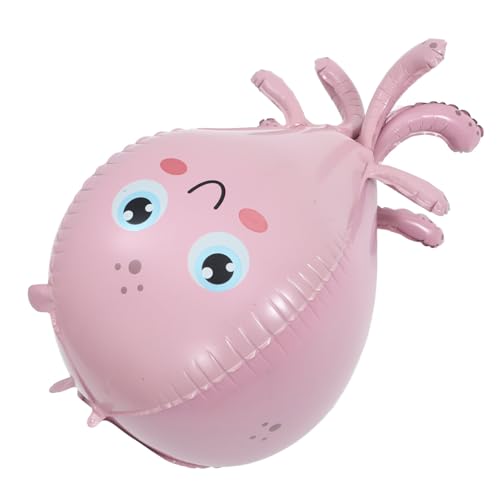 COMNESTBI Dreidimensionaler Oktopus-ballon Bunt Geburtstag Party Dekorationen Tentakel Luftballons Cartoon-oktopus-folienballons Folien-oktopus-ballons Ballons Ornamente Rosa Aluminiumfolie von COMNESTBI