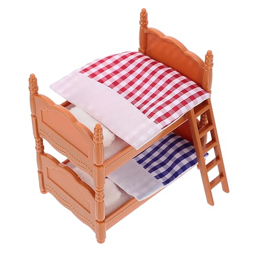 COMNESTBI Etagenbett kinderspielzeug für Spielzeugmöbel bebybeet air cot puppenhaus doppelbett Etagenbett für Puppen Puppenhaus mit Minibett Puppenminibett Plastik COMNESTBI Etagenbett kinderspielzeug für Spielzeugmöbel bebybeet air cot puppenhaus doppelbett Etagenbett für Puppen Puppenhaus mit Minibett Puppenminibett Plastik von COMNESTBI
