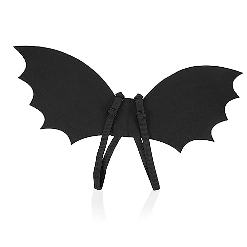 COMNESTBI Fledermausflügelspielzeug Halloween -Kostüm Mädchen Fledermausflügel für Erwachsene klein Halloween-Partyflügel Cosplay-Requisite verkleiden Eva Black COMNESTBI Fledermausflügelspielzeug Halloween -Kostüm Mädchen Fledermausflügel für Erwachsene klein Halloween-Partyflügel Cosplay-Requisite verkleiden Eva Black von COMNESTBI