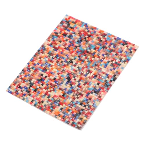 COMNESTBI Fliesentapete Miniatur Puppenhaus-Badezimmertapete puppenhaus wandaufkleber Tapetenfliesen Puppenhaus-Tapete zum Abziehen und Aufkleben Mini- -Wandaufkleber Plastik Colorful von COMNESTBI