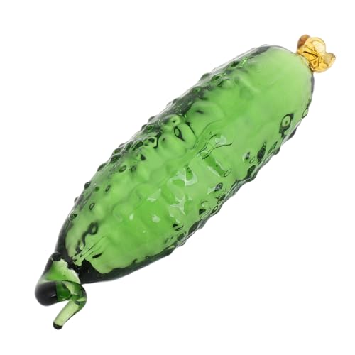 COMNESTBI Gurkenornamente Schreibtischdekor Gurkenkristallfigur Tischschmuck Gurkenkristalldekoration Für Wohnzimmer Simulationsdekor Gurke Künstliches Gemüse Grünes Glas COMNESTBI Gurkenornamente Schreibtischdekor Gurkenkristallfigur Tischschmuck Gurkenkristalldekoration Für Wohnzimmer Simulationsdekor Gurke Künstliches Gemüse Grünes Glas von COMNESTBI