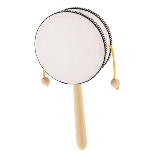 COMNESTBI Handwellentrommel Handtrommel Kleinkindtrommel Kindertrommeln Rhythmusstöcke aus Holz Shaker-Musikinstrument Shaker-Instrument Kindertrommel aus Holz Trommelspielzeug Stoff COMNESTBI Handwellentrommel Handtrommel Kleinkindtrommel Kindertrommeln Rhythmusstöcke aus Holz Shaker-Musikinstrument Shaker-Instrument Kindertrommel aus Holz Trommelspielzeug Stoff von COMNESTBI