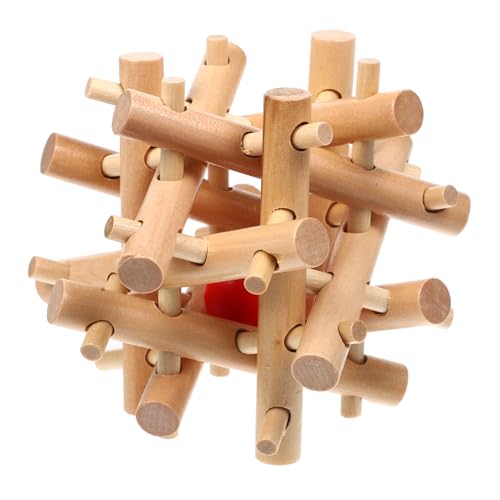 COMNESTBI Holz Gehirn im Käfig Pädagogisches zur Intellektuellen Entwicklung für Fördert Kreativität Hand Auge Koordination und Logisches für Spielgruppen COMNESTBI Holz Gehirn im Käfig Pädagogisches zur Intellektuellen Entwicklung für Fördert Kreativität Hand Auge Koordination und Logisches für Spielgruppen von COMNESTBI