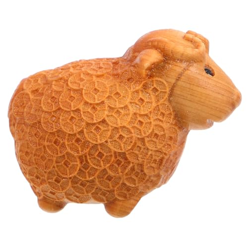 COMNESTBI Holzschnitzerei-Ornamente Deko Holzschaf-Ornament Statuenverzierung Tierstatuen Im Freien Holztierfigur Tierskulptur Gartentierstatue Kunsthandwerk Aus Holz Hellbraun Hölzern COMNESTBI Holzschnitzerei-Ornamente Deko Holzschaf-Ornament Statuenverzierung Tierstatuen Im Freien Holztierfigur Tierskulptur Gartentierstatue Kunsthandwerk Aus Holz Hellbraun Hölzern von COMNESTBI